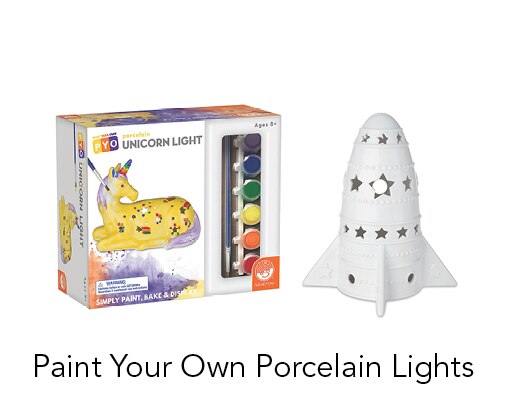 Paint Your Own Porcelain Lights